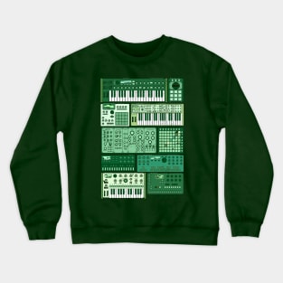 Synthesizers and Electronic Music Instruments Crewneck Sweatshirt